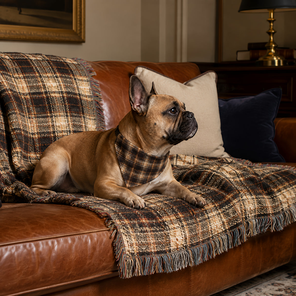 TekPaws Heritage Plaid Blanket.