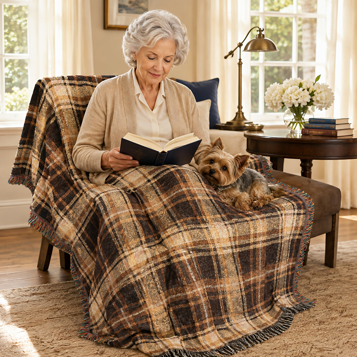 TekPaws Heritage Plaid Blanket.