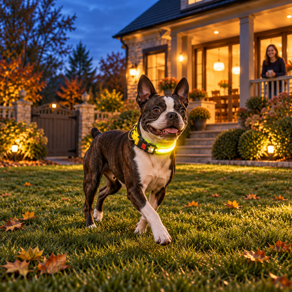 TekPaws LED Luminous Rechargeable Dog Collar