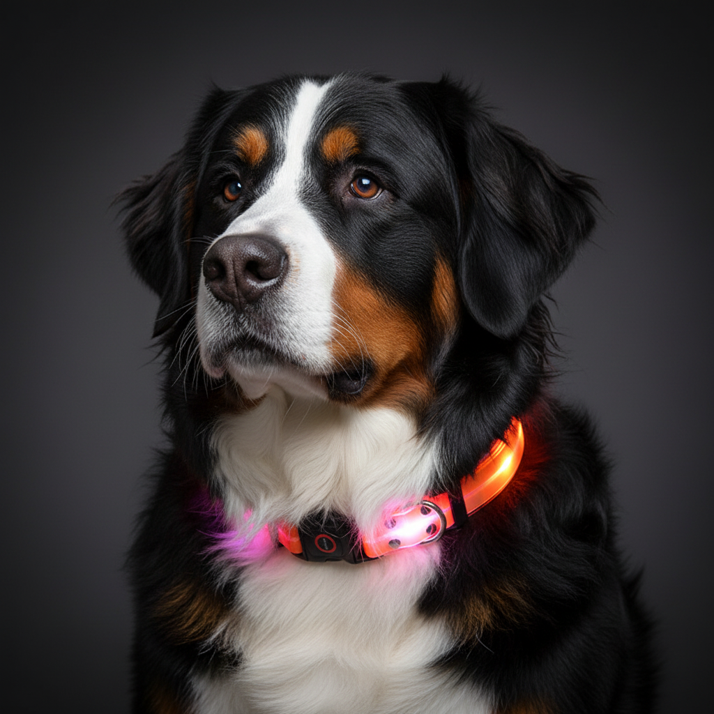 TekPaws LED Rechargeable Dog Collar