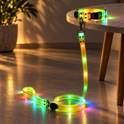 TekPaws LED Luminous Rechargeable Dog Collar