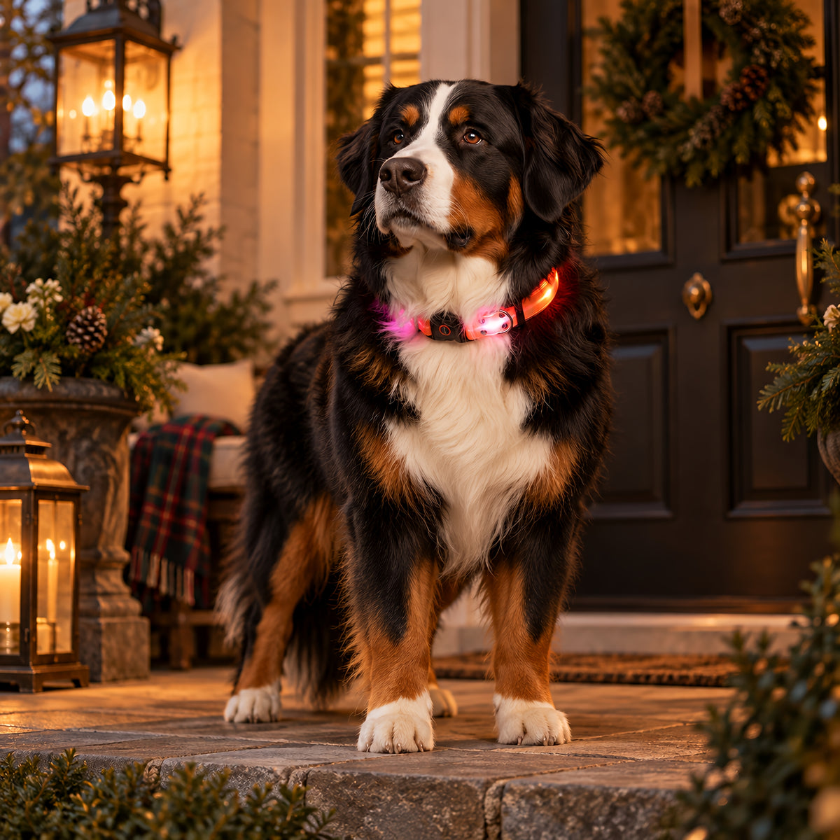 TekPaws LED Luminous Rechargeable Dog Collar