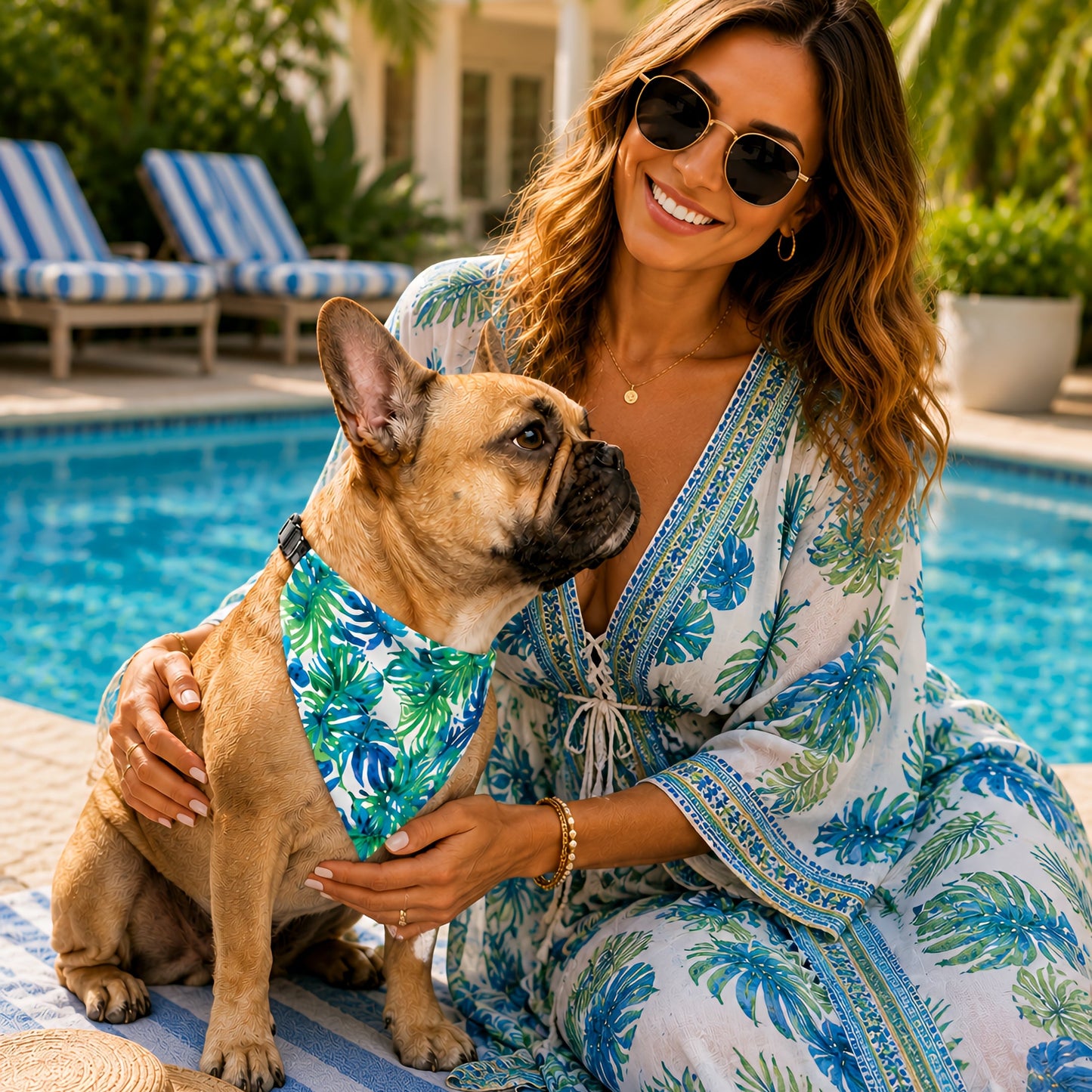 TekPaws Palm Luxe Bandana