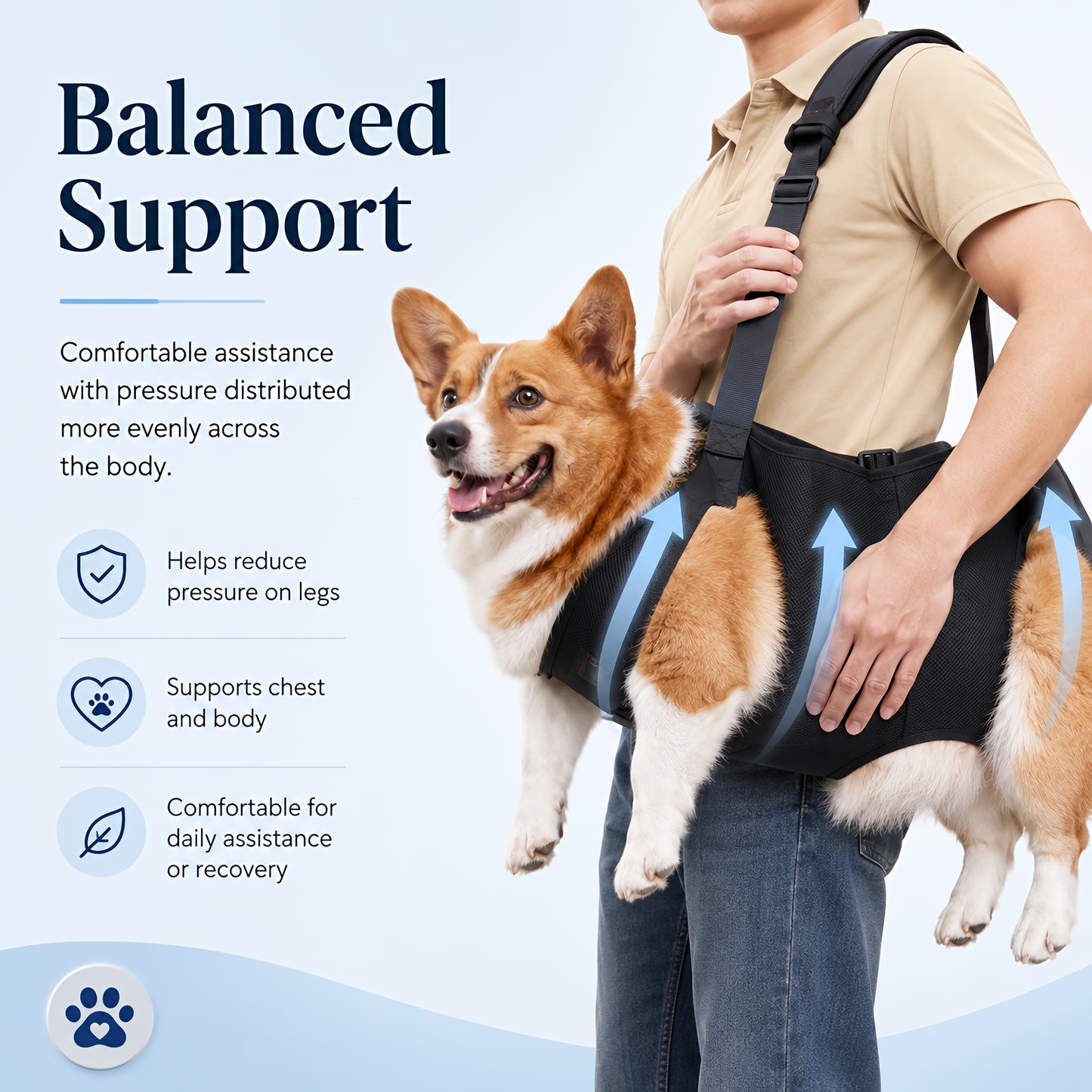 TekPaws RoadAssist Support Sling