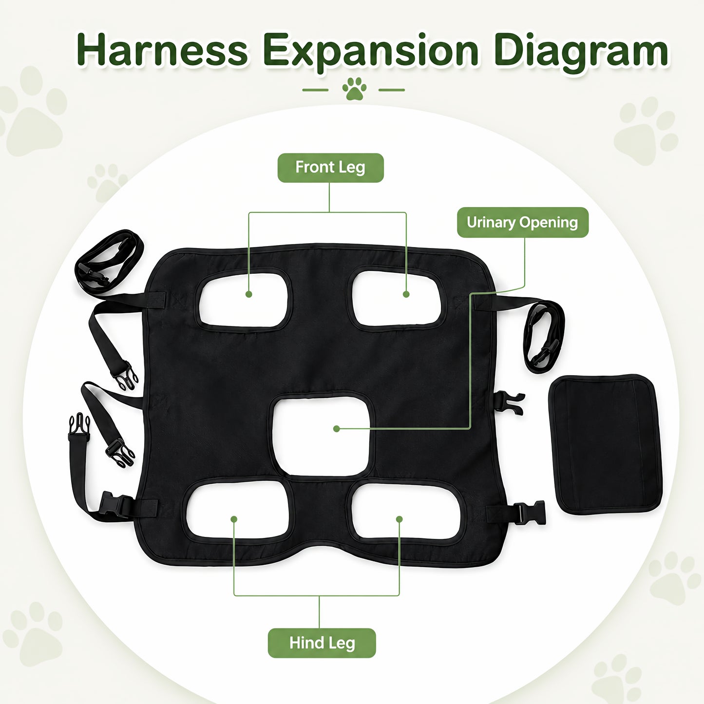 TekPaws RoadAssist Support Sling