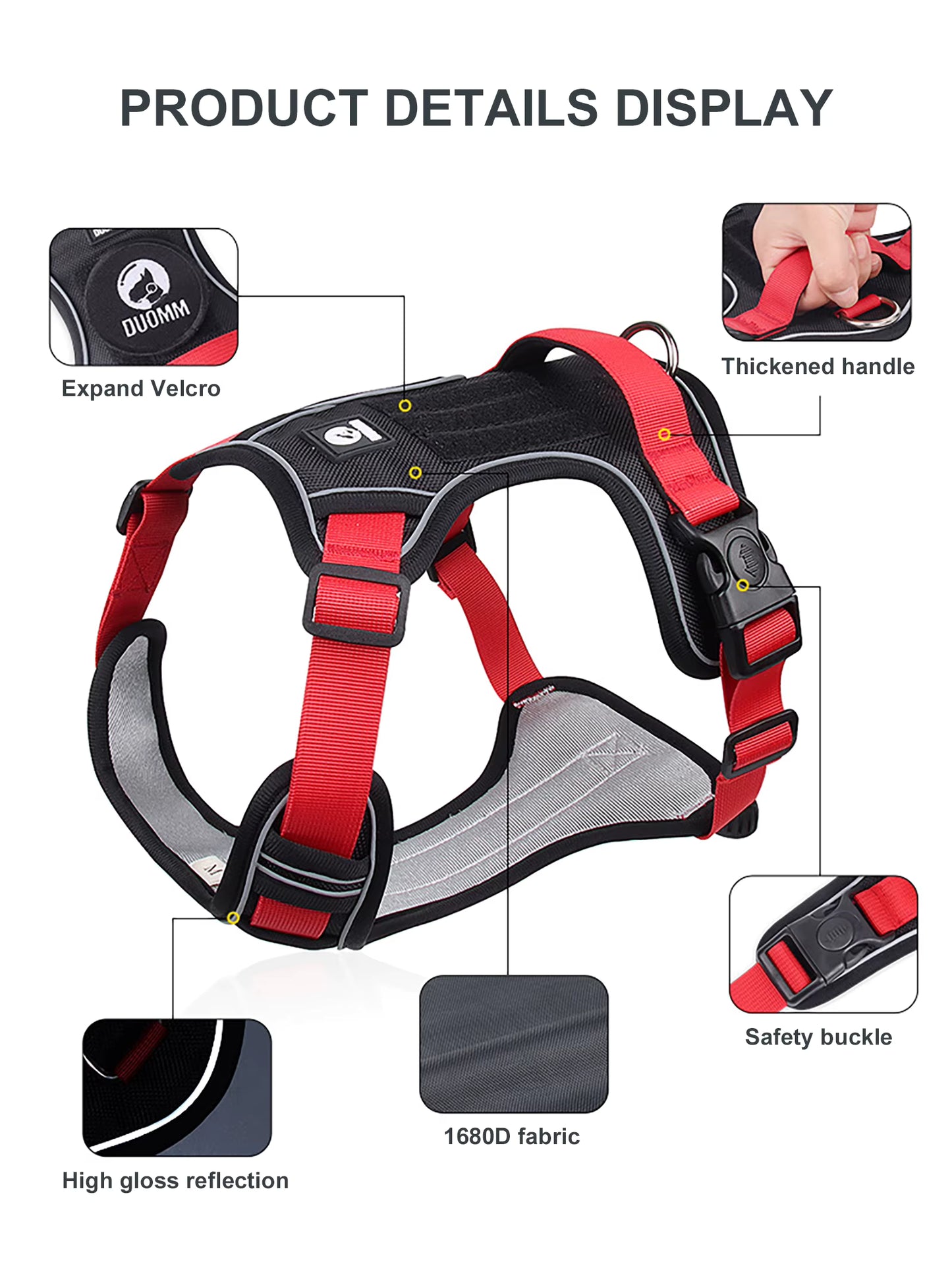 TekPaws SafeStride Reflective Harness