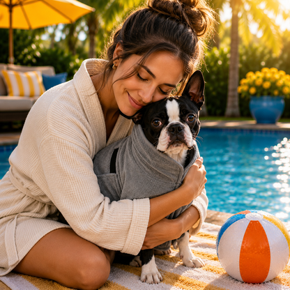 TekPaws SplashWrap Fast-Dry Pet Robe