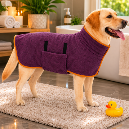 TekPaws SplashWrap Fast-Dry Pet Robe