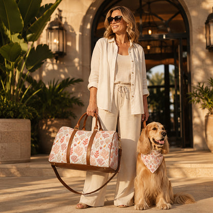 TekPaws Sunset Coral Travel Bag