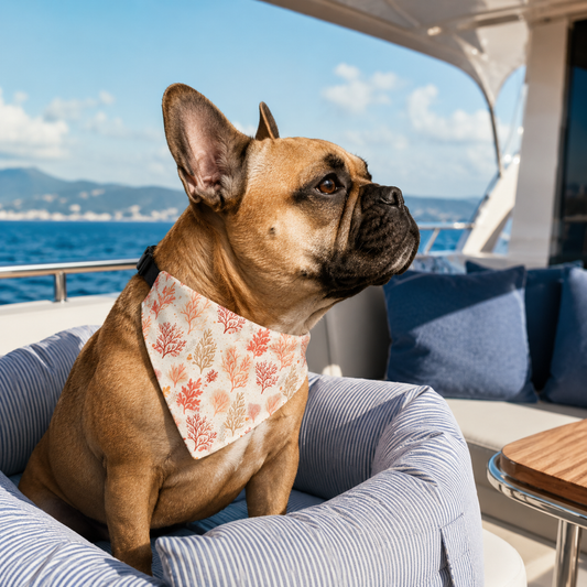 TekPaws Sunset Pink Coral Bandana