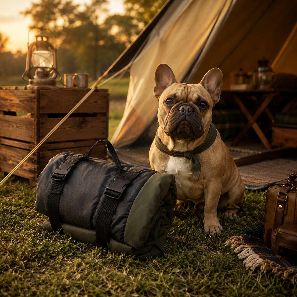TekPaws TrailNest Roll-Up Travel Bed