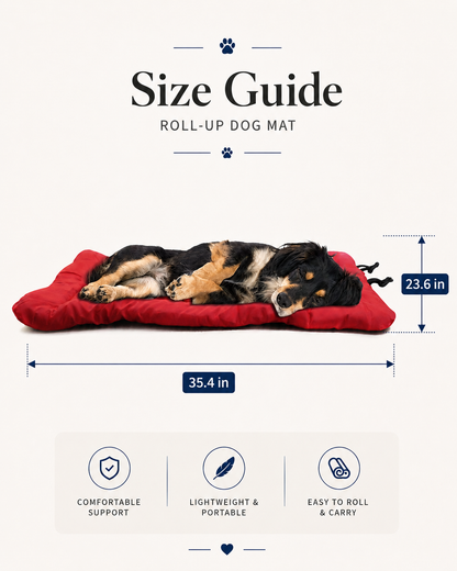 TekPaws TrailNest Roll-Up Travel Bed