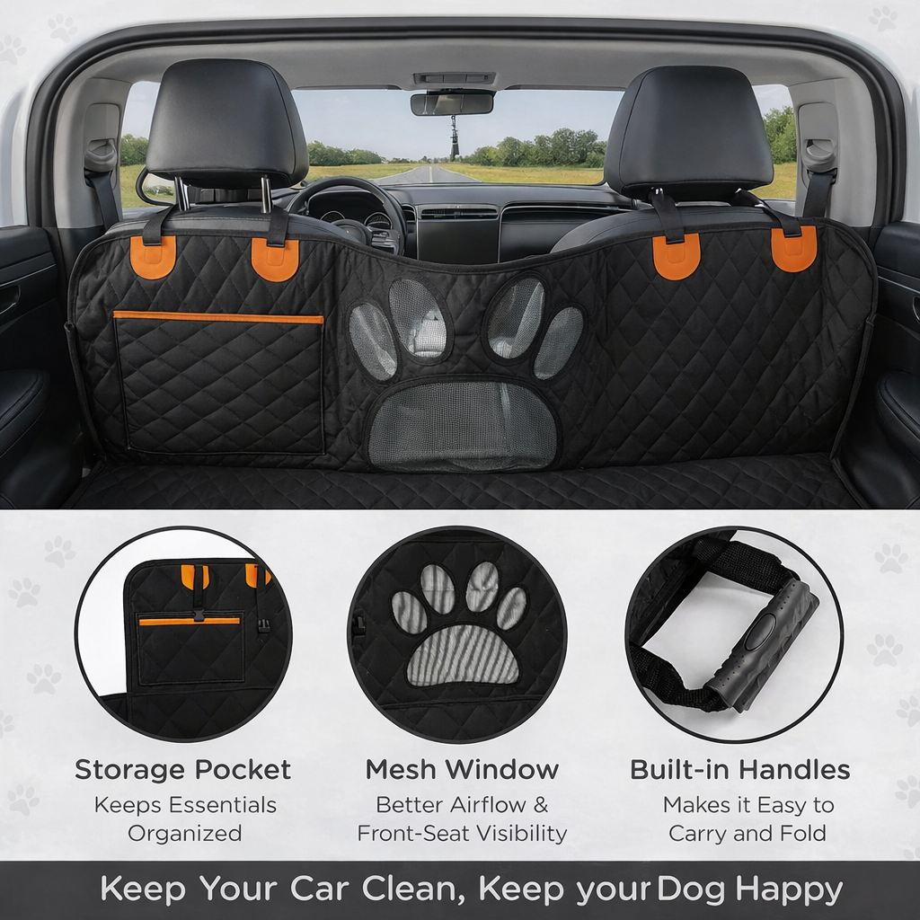 TekPaws TravelGuard Rear Seat Cover