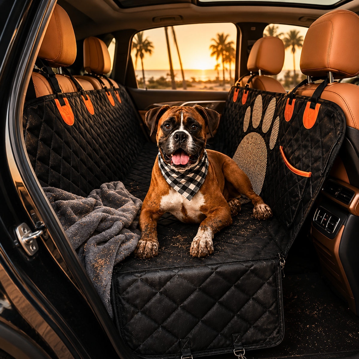 TekPaws TravelGuard Rear Seat Cover