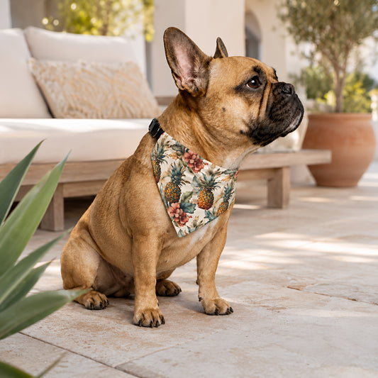 TekPaws Tropicana Pineapple Bandana