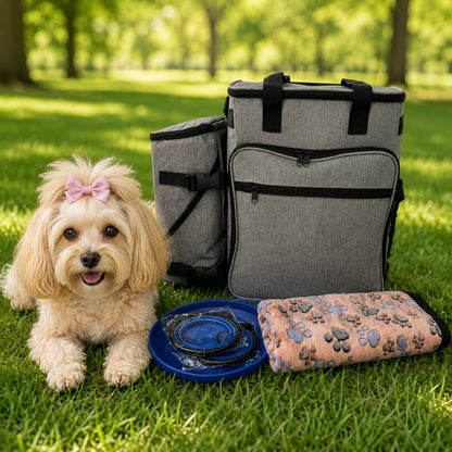 TekPaws Weekend Pup Travel Organizer Set