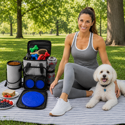 TekPaws Weekend Pup Travel Organizer Set