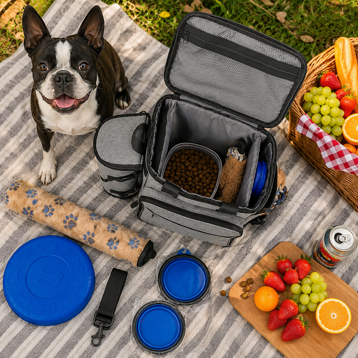 TekPaws Weekend Pup Travel Organizer Set