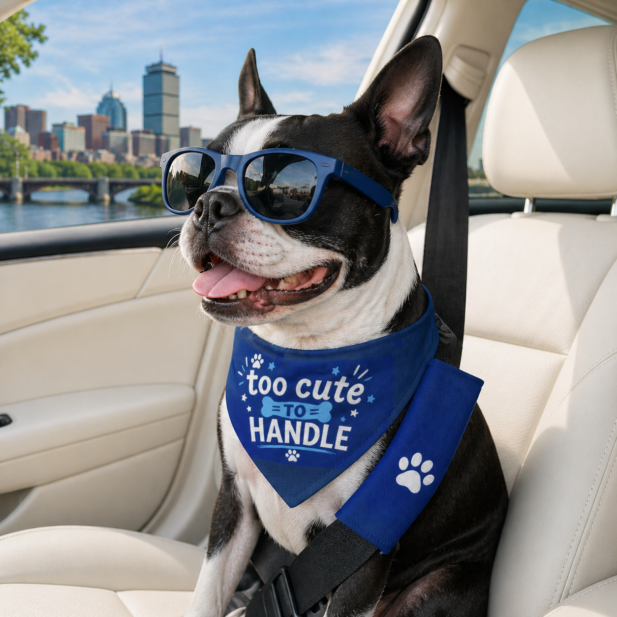 TekPaws CharmBand Clip-On Dog Bandana