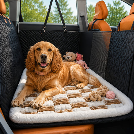 TekPaws ComfyRide Plush Dog Travel Cushion