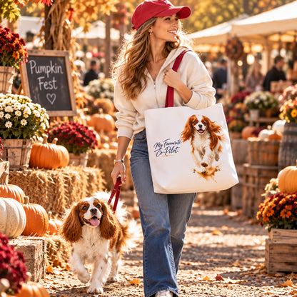 TekPaws Favourite Co-Pilot Tote – Cavalier King Charles Spaniel Edition