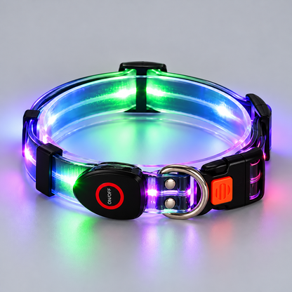 TekPaws LED Luminous Rechargeable Dog Collar
