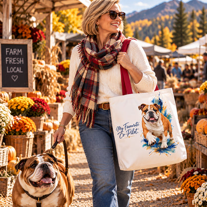 TekPaws Favourite Co-Pilot Tote – English Bulldog Edition