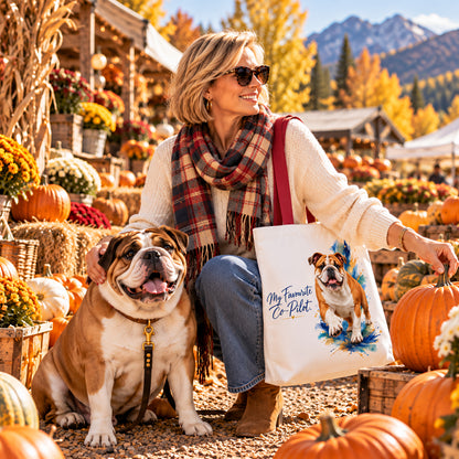 TekPaws Favourite Co-Pilot Tote – English Bulldog Edition