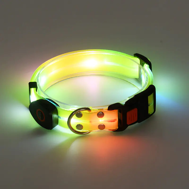 TekPaws LED Luminous Rechargeable Dog Collar