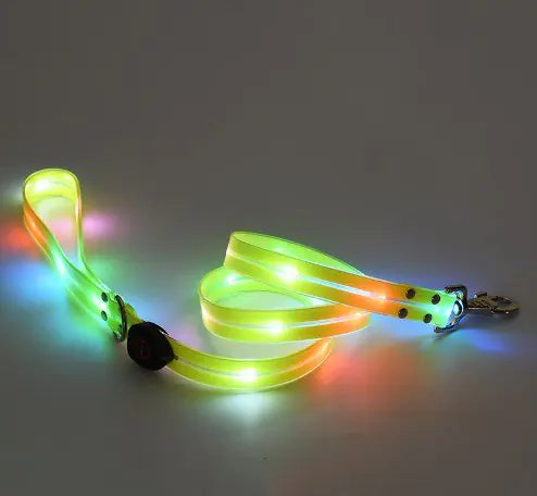 TekPaws LED Luminous Rechargeable Dog Collar