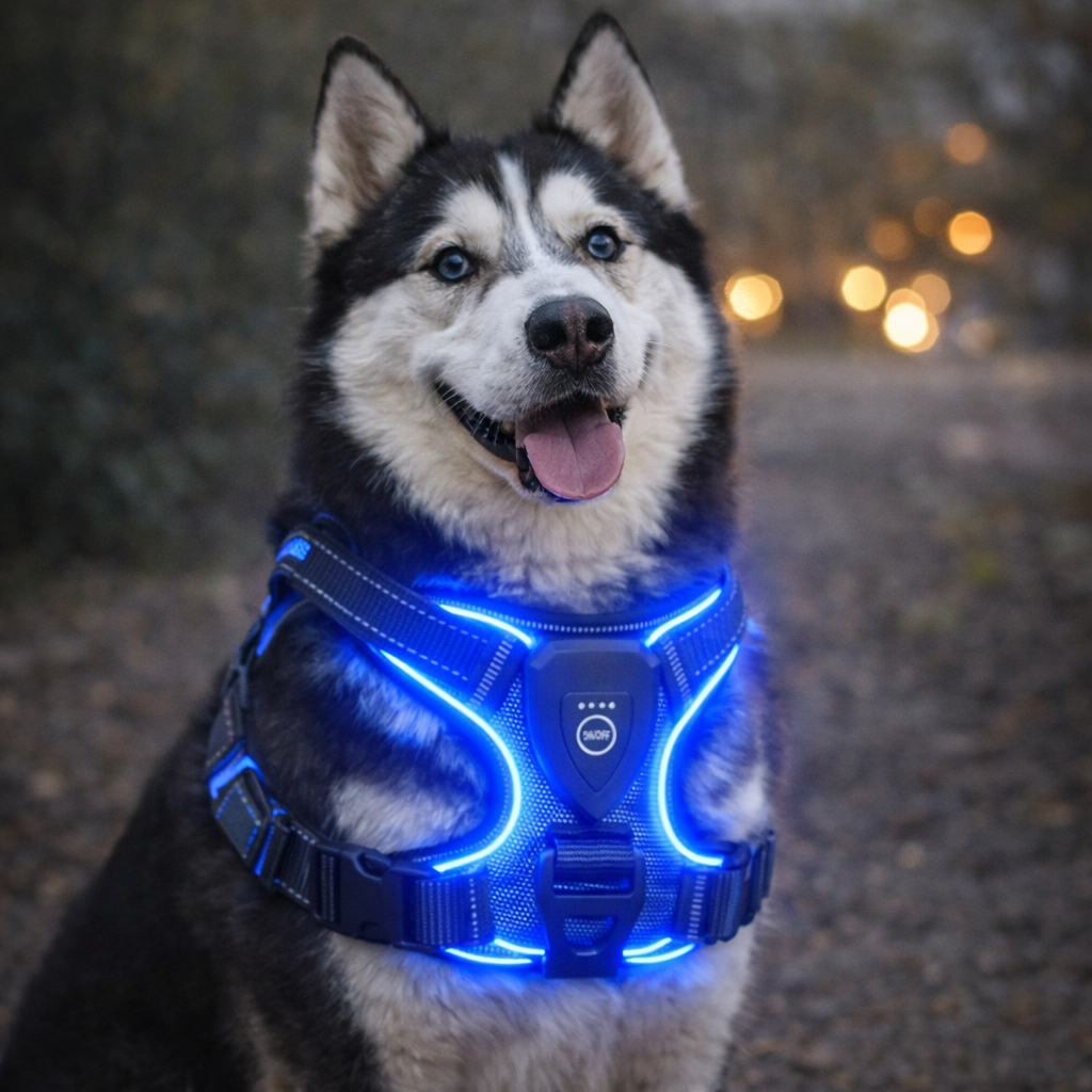 TekPaws LED Luminous Dog Harness