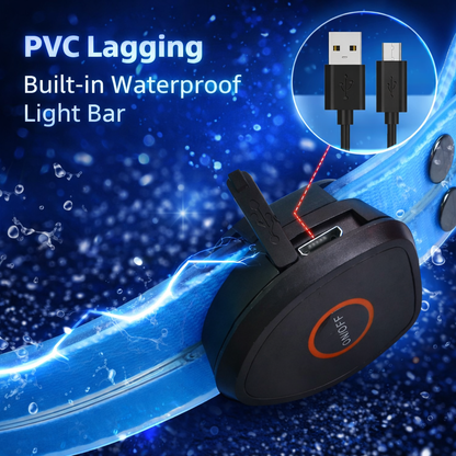 TekPaws LED Luminous Rechargeable Dog Collar