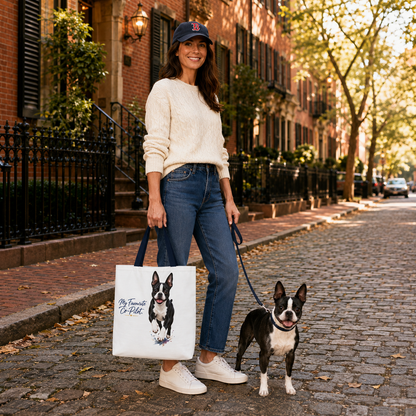 TekPaws Favourite Co-Pilot Tote – Boston Terrier Edition