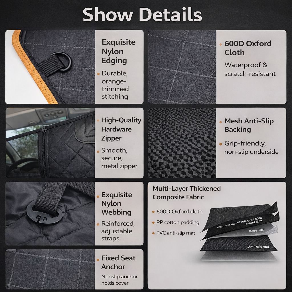 TekPaws TravelGuard Rear Seat Cover