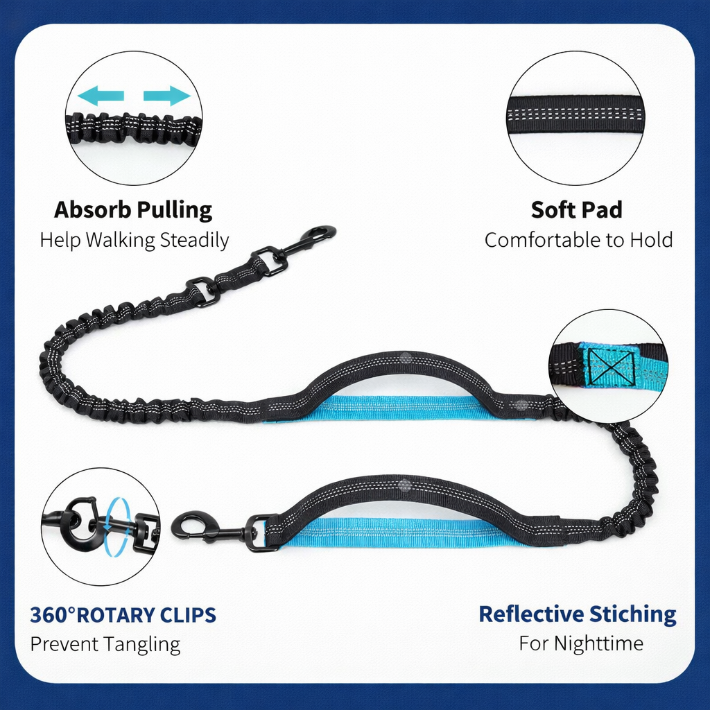 TekPaws GoLoop Hands-Free Leash| Small & Medium Dogs