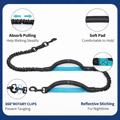 TekPaws GoLoop Hands-Free Leash| Small & Medium Dogs