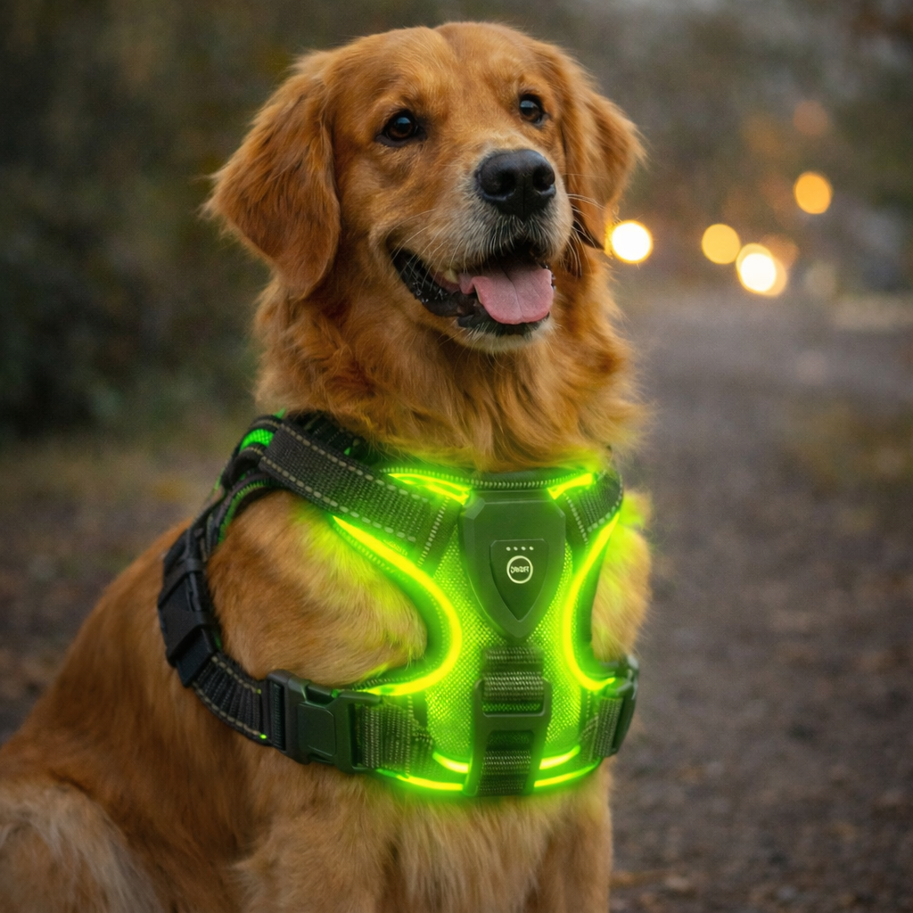 TekPaws LED Luminous Dog Harness