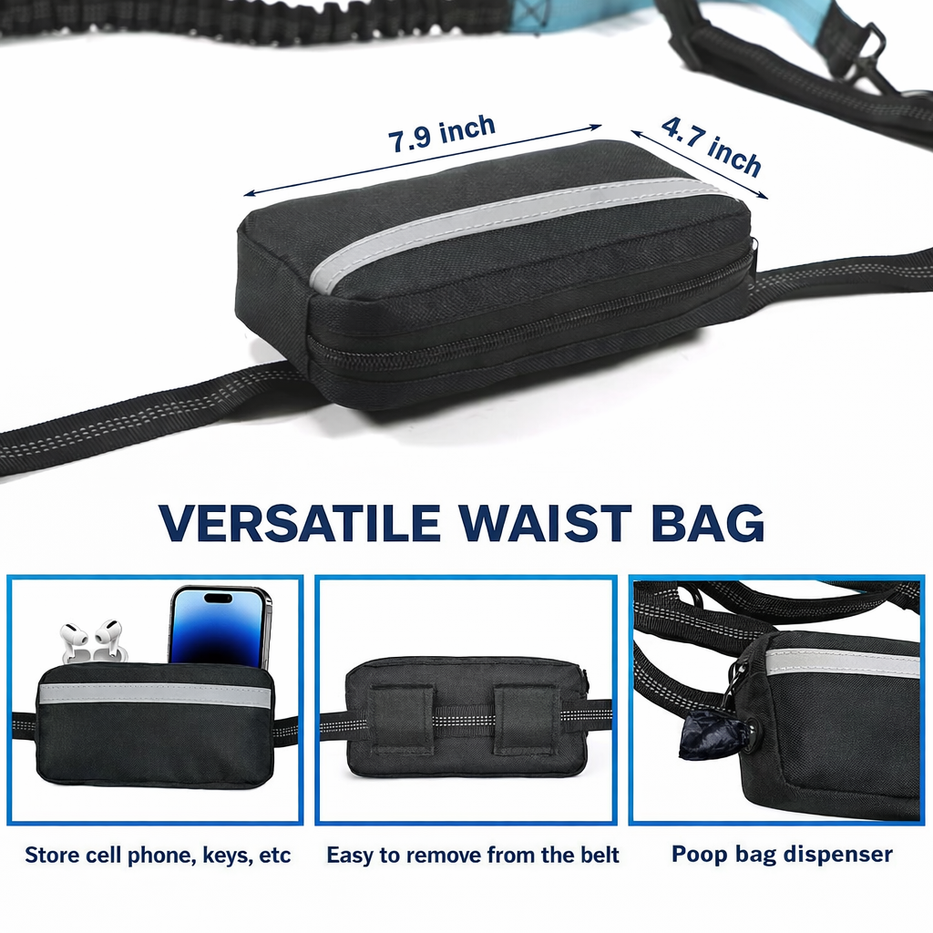 TekPaws GoLoop Hands-Free Leash| Small & Medium Dogs