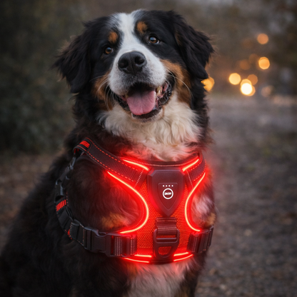 TekPaws LED Luminous Dog Harness
