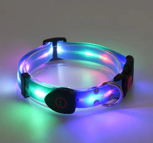 TekPaws LED Luminous Rechargeable Dog Collar
