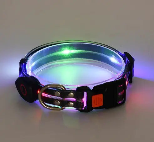 TekPaws LED Luminous Rechargeable Dog Collar